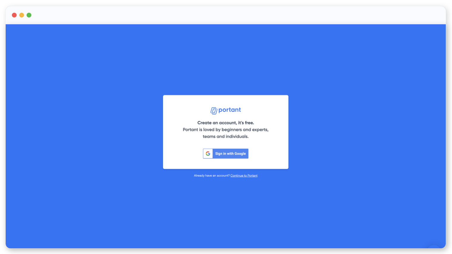 Contract workflow built in Portant with template, tags, and an eSignature step