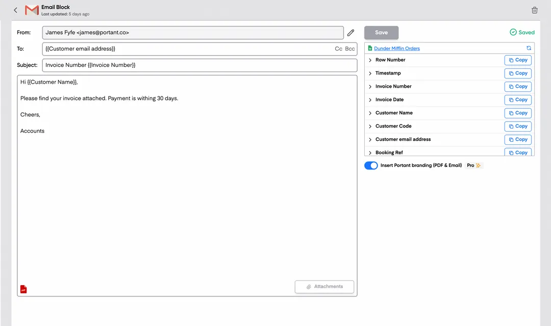 Step 3: Customize your output