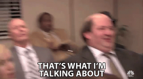 Excited office worker from The Office saying "That's what I'm talking about," representing the enthusiastic reaction to the benefits of document automation