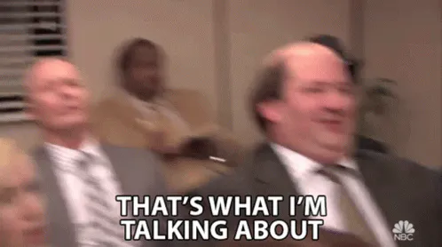 Excited office worker from The Office saying "That's what I'm talking about," representing the enthusiastic reaction to the benefits of document automation