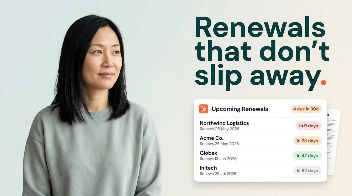 How to automate contract renewals in HubSpot so nothing gets missed
