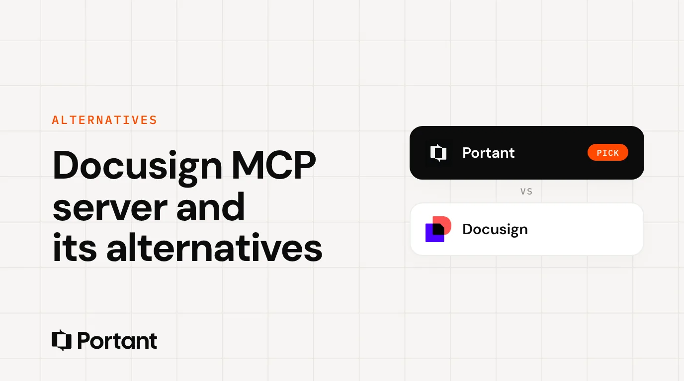 Cover illustration for Docusign MCP server: what it does, and 6 alternatives