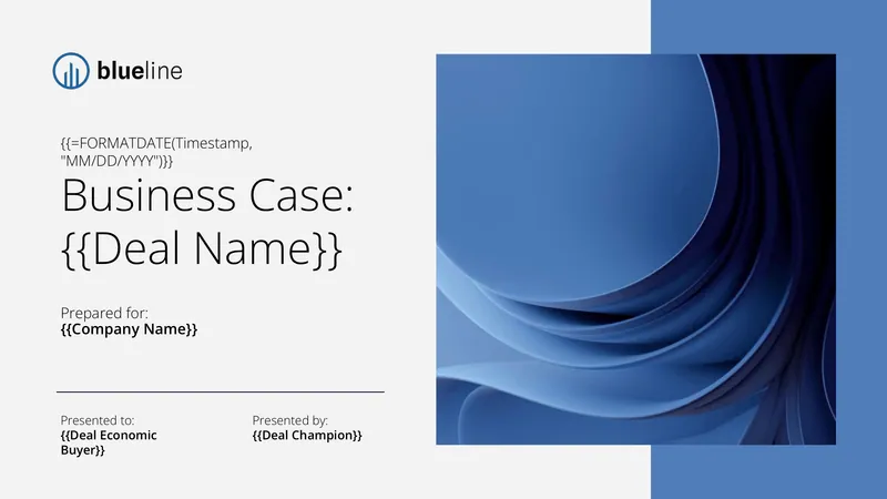 Business Case Deck (Formal) template thumbnail