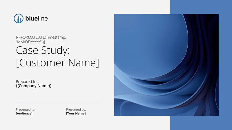 Case Study Deck (Formal) template thumbnail
