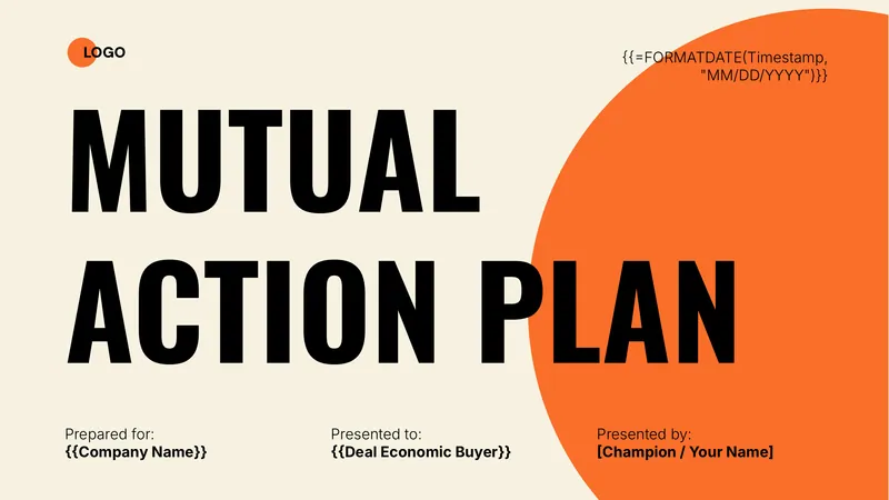 Mutual Action Plan Deck (Bold) template thumbnail
