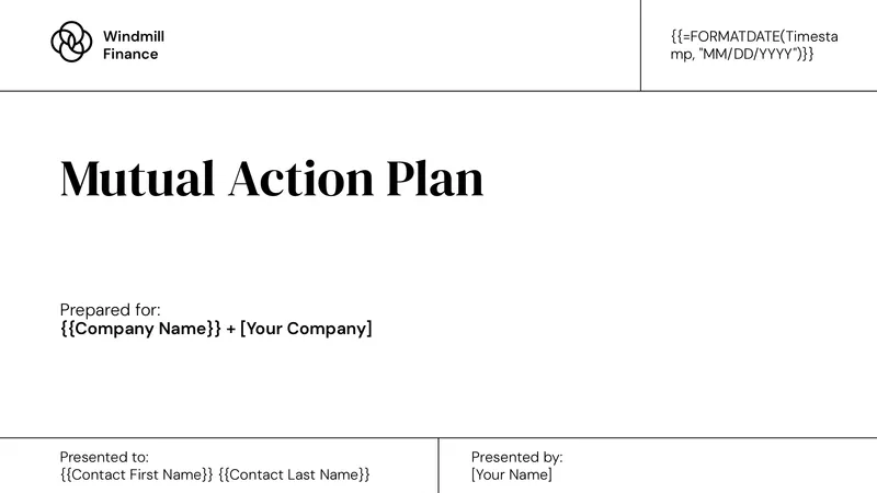 Mutual Action Plan Deck (Elegant) template thumbnail