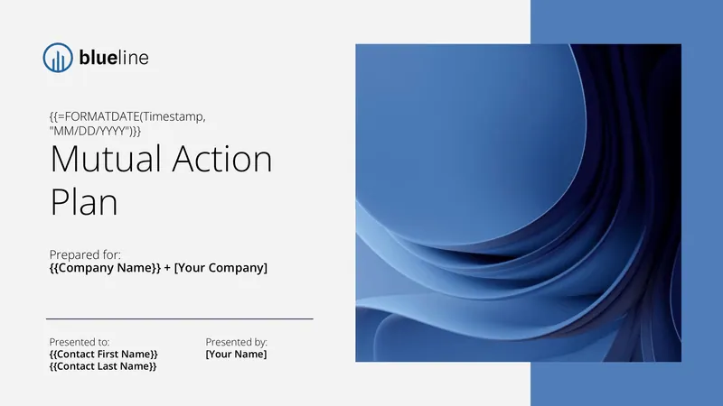Mutual Action Plan Deck (Formal) template thumbnail